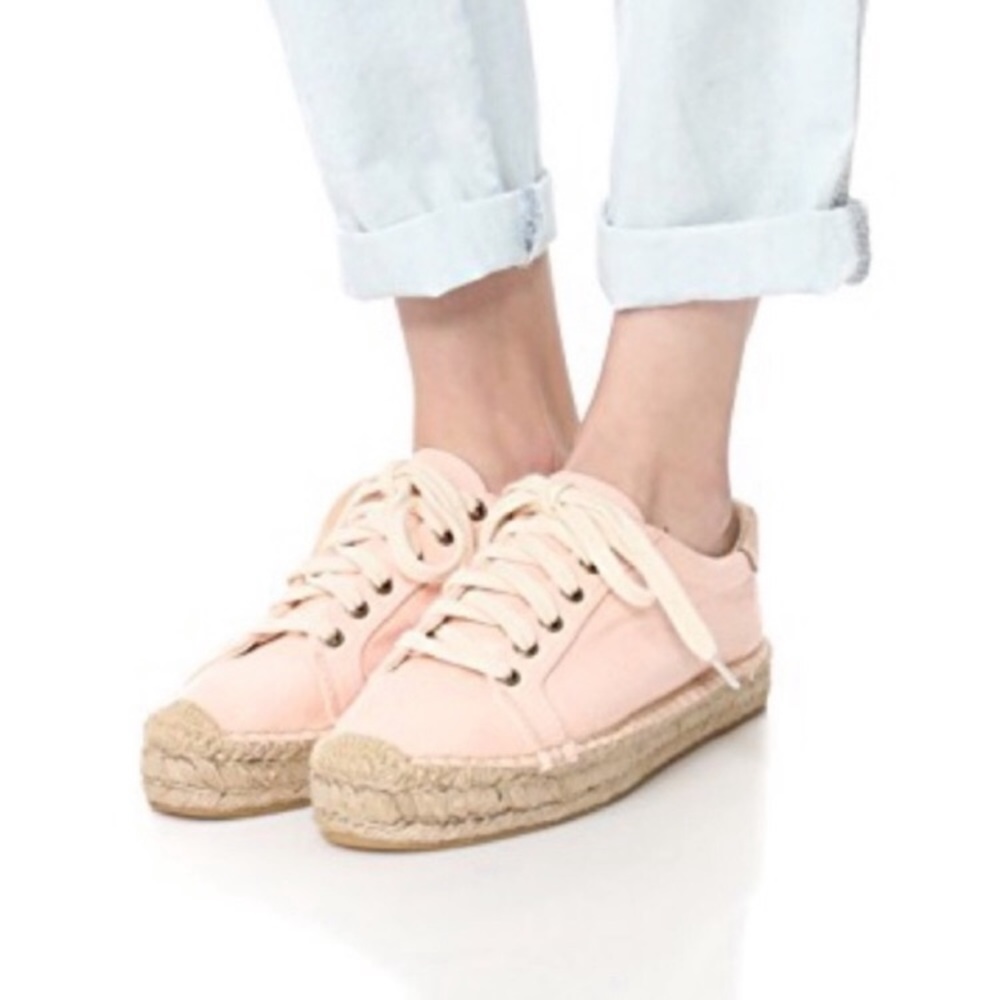 Soludos Pink espadrille sneakers!